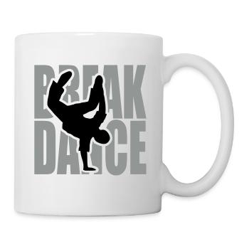 Breakdance Breakdancer Breaker Breakdance Bboy - Tasse - Weiß - Rechts