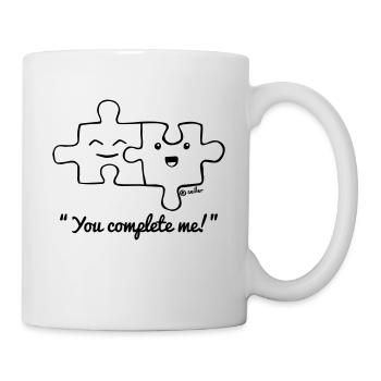 You complete me - Mug - white - Right