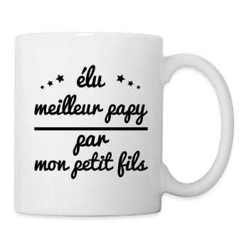 Meilleur Papy - Idée cadeau grand-père - Mug blanc - blanc - Droite