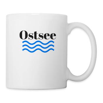 Baltique transparent - Mug blanc - blanc - Droite