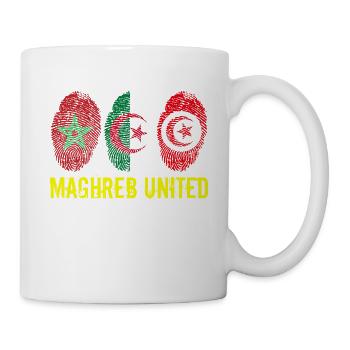 MAGHREB UNITED المغرب - Tasse - Weiß - Rechts