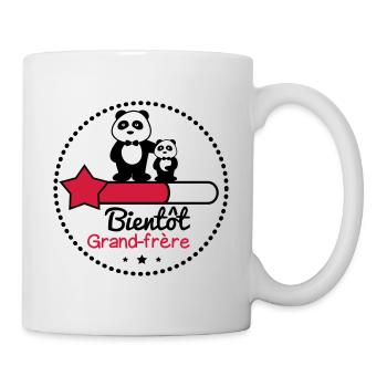 Bientôt grand-frère , Futur grand frère - Mug blanc - blanc - Droite