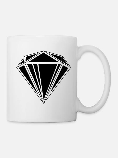 Diamond - Mug - white