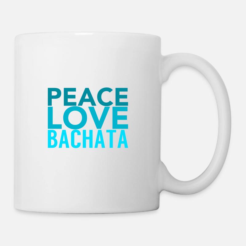 AMOUR DE PAIX BACHATA - Dance Shirts - Mug blanc - blanc