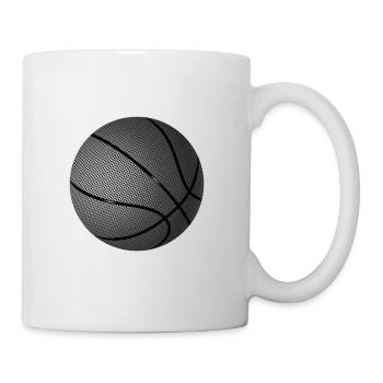 Basket-ball T-shirt de basket-ball noir - Mug blanc - blanc - Droite