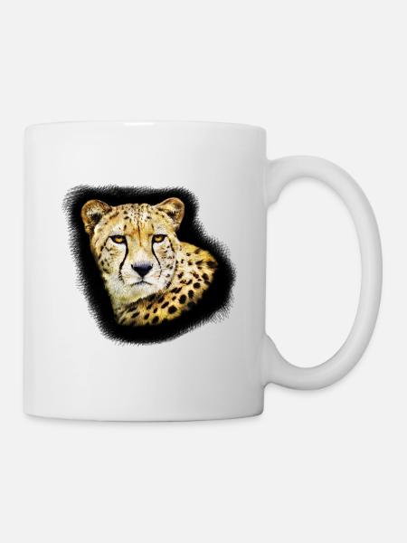 guépard - Mug blanc - blanc