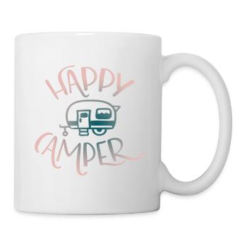 CAMPING-CAR HEUREUX - Mug blanc - blanc - Droite
