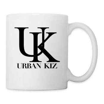 Urban Kiz noir - Kizomba Danse shirt - Mug blanc - blanc - Droite