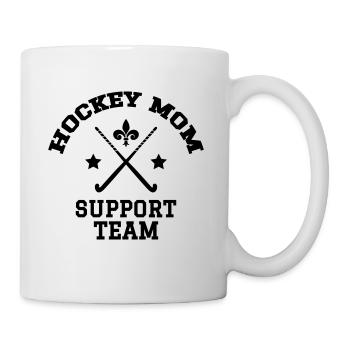 Hockey Mom - Équipe de soutien - Mug blanc - blanc - Droite