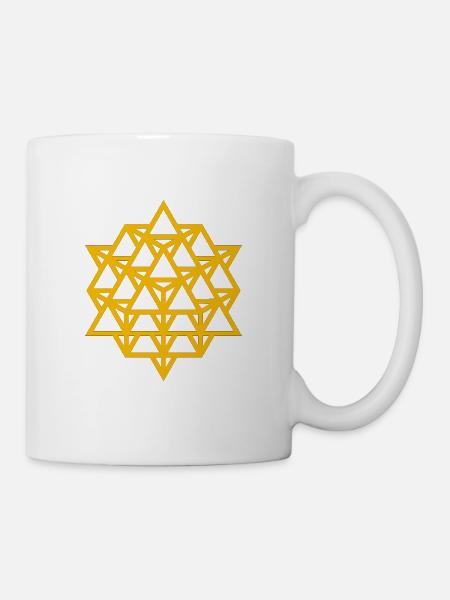 Isotropic Vector Matrix - Tasse - Weiß