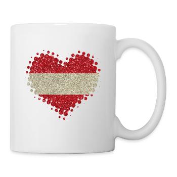 I love Austria - home pride tradition heart - Mug - white - Right
