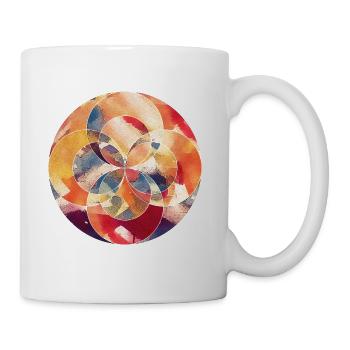 Cercle Résumé - Mug blanc - blanc - Droite
