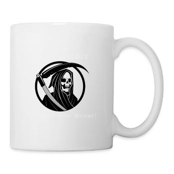 Der Sensenmann - Tasse - Weiß - Rechts