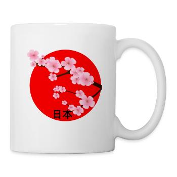 Japan Cherry Blossoms Asia Japanfan Japan Travel - Mug - white - Right