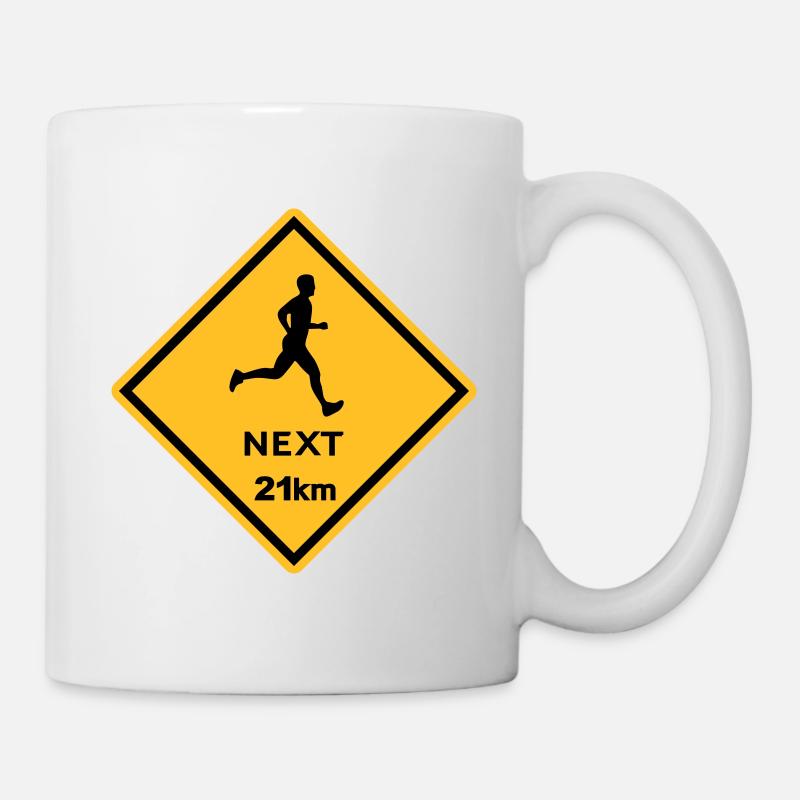 Running one 21km - Mug - white