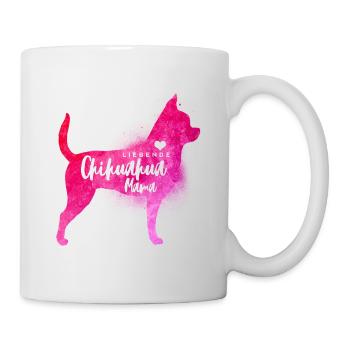 Liebende Chihuahua Mama - Tasse - Weiß - Rechts