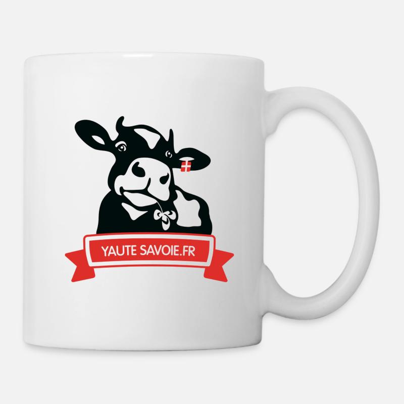 Vache YauteSavoie.fr - Mug blanc - blanc