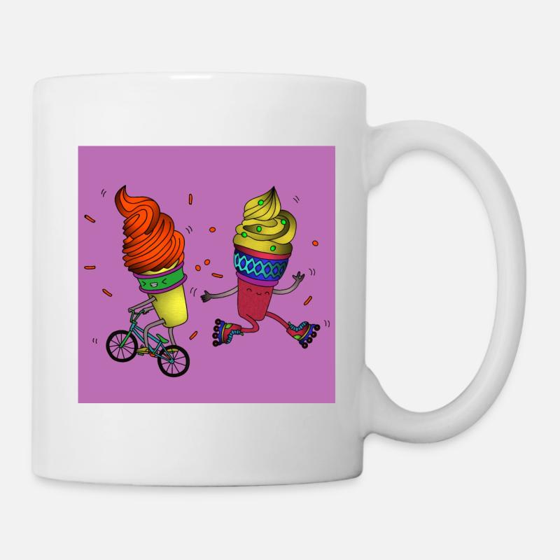Ice one skates - Mug - white