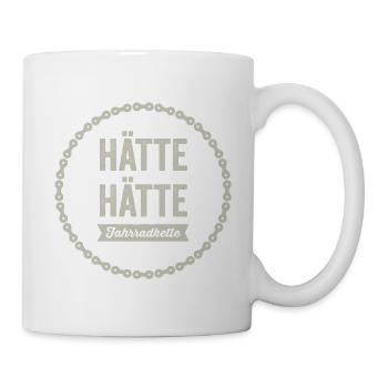 Hätte Hätte Fahrrad kette - Tasse - Weiß - Rechts
