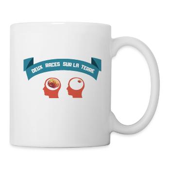 Anti racisme 1 - Mug blanc - blanc - Droite