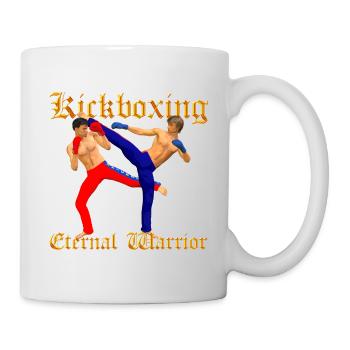 Kickboxing Guerrier - Mug blanc - blanc - Droite