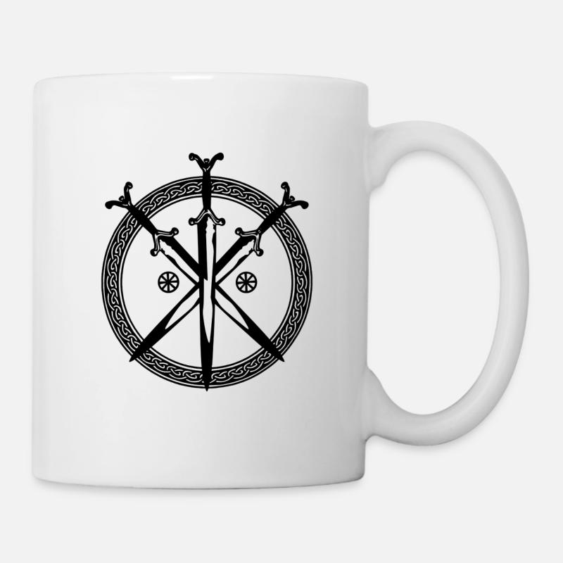 le serment du guerrier - Mug blanc - blanc