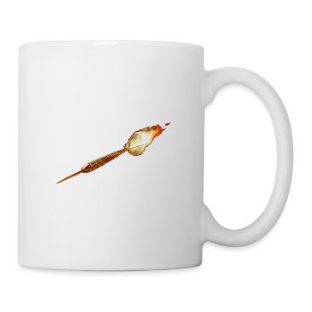 Fléchettes en feu Fléchettes Jeu De Cadeau De Design - Mug blanc - blanc - Droite