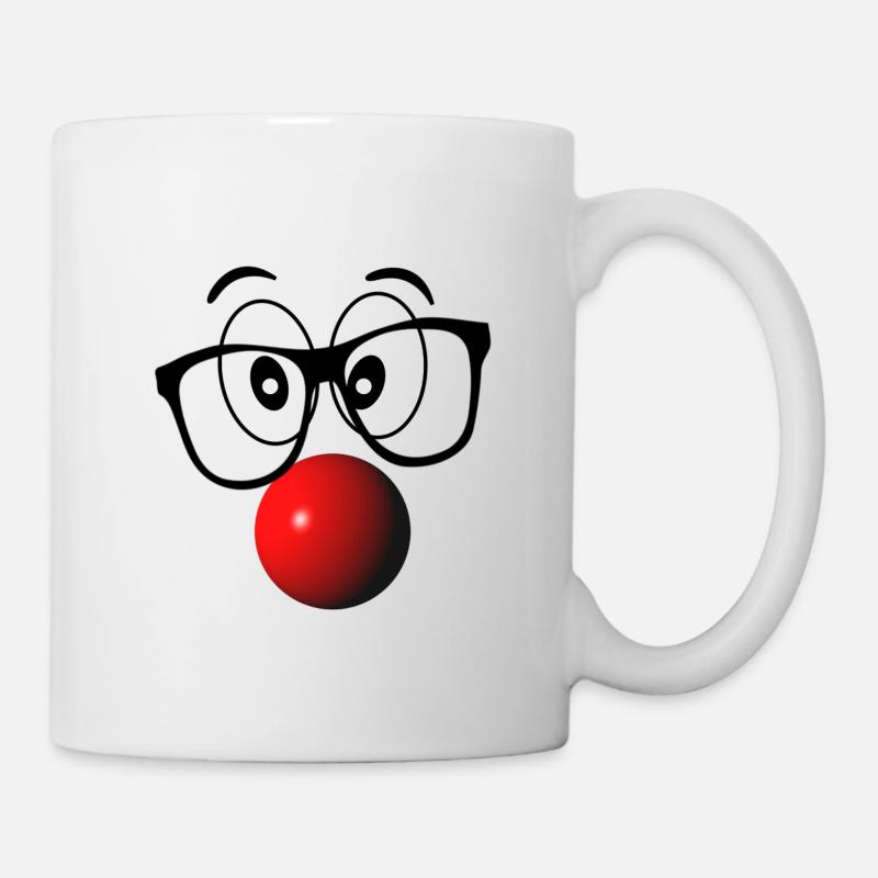 Rudolf avec le nez rouge - Mug blanc - blanc