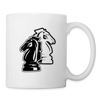 Jeu d'échecs Springer Tactics Checkmate - Mug blanc - blanc - Droite