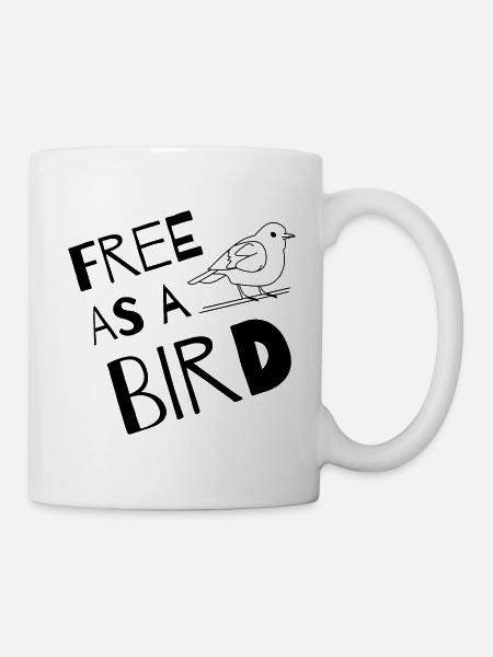 Free as a bird - Mug - white
