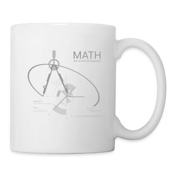 Math universal language pi - Mug - white - Right
