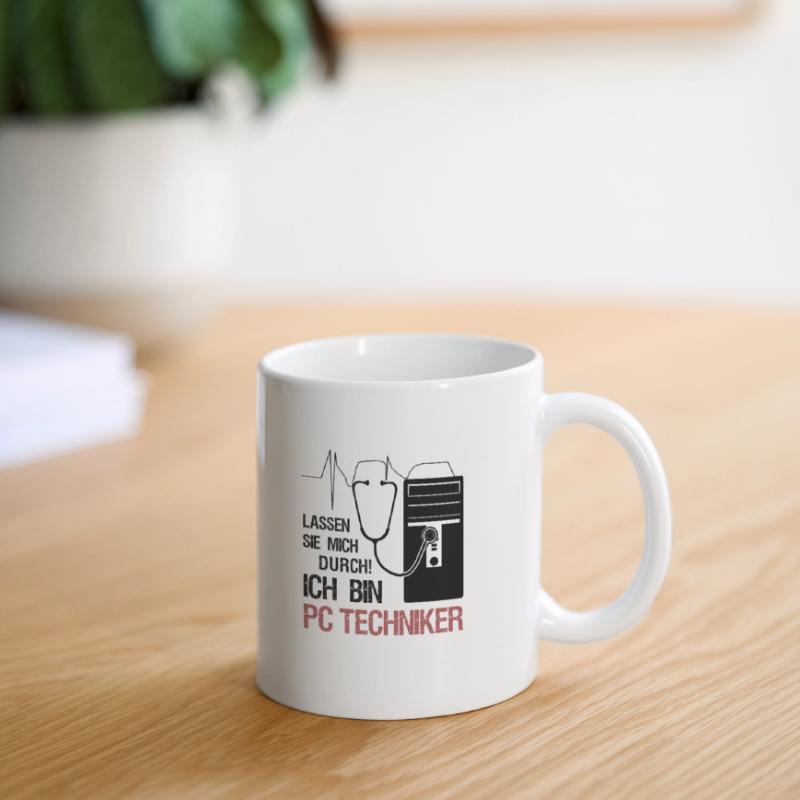 PC Techniker Stetoskop IT Systemtechniker Geschenk Tasse