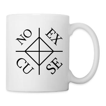 NO EXCUSE - Mug - white - Right