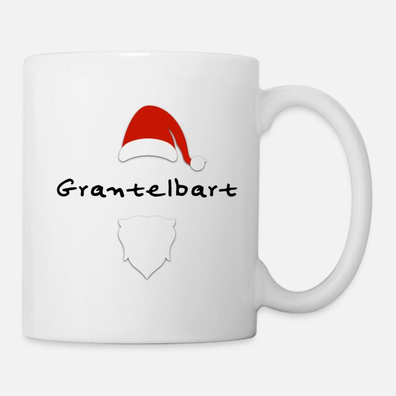 Grantelbart schwarz - Tasse - Weiß