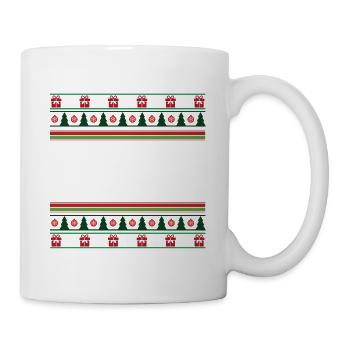 Ufo Noël laid - Mug blanc - blanc - Droite