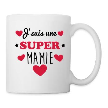 Super Oma Weihnachtsgeschenk Oma Party - Tasse - Weiß - Rechts