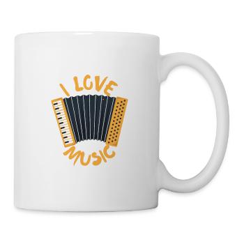 Akkordeon - Tasse - Weiß - Rechts