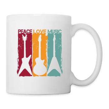 Guitar Retro Vintage - Mug - white - Right