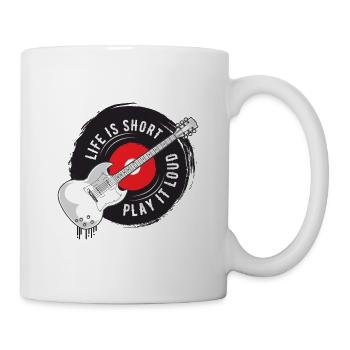 Enregistrement de guitare - Mug blanc - blanc - Droite