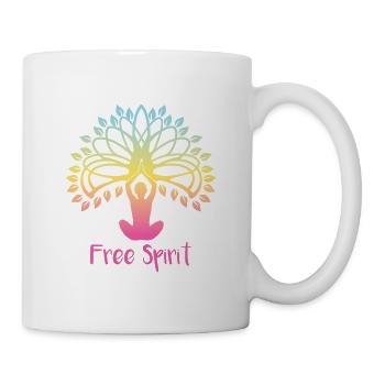 Yoga Spiritualität - Tasse - Weiß - Rechts