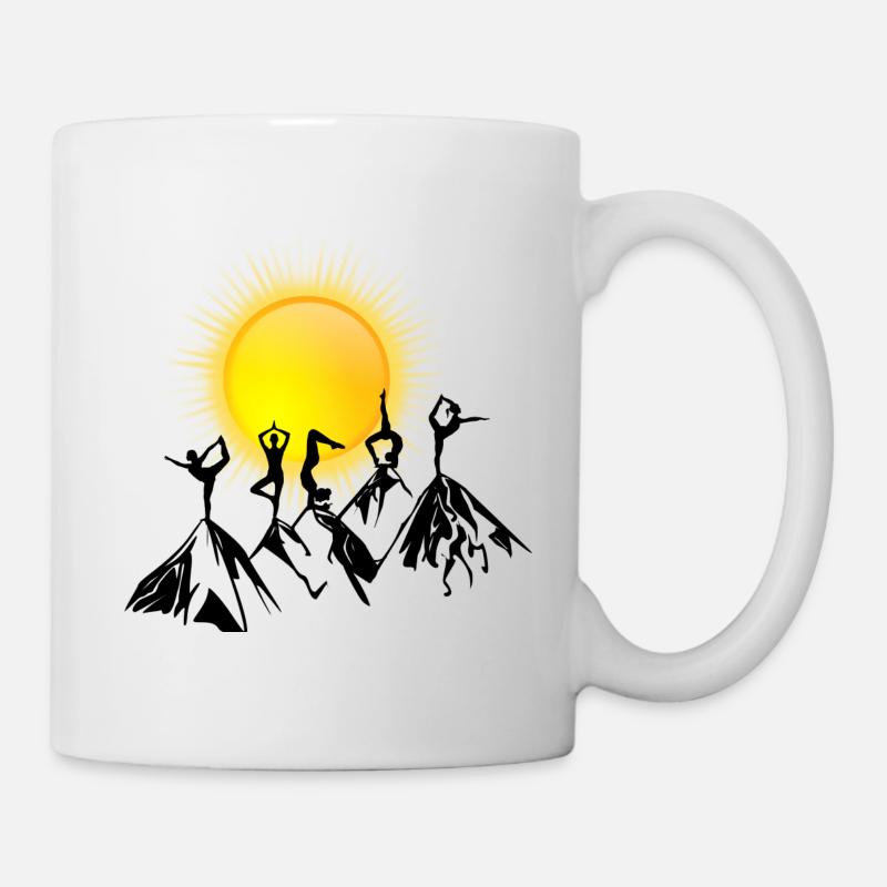 Sunshine Yoga - Tasse - Weiß