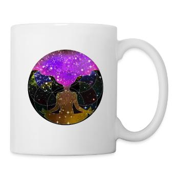 Yoga Yogin Spirituality Namaste Lotus Flower Buddha - Mug - white - Right