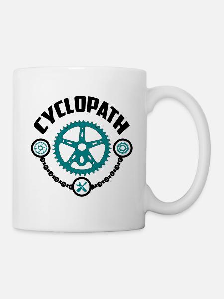 CYCLOPATH-cycle - Mug - white