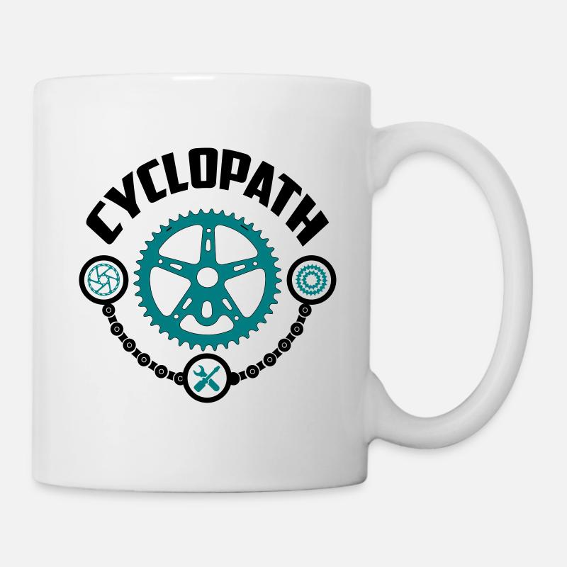 CYCLOPATH-cycle - Mug - white