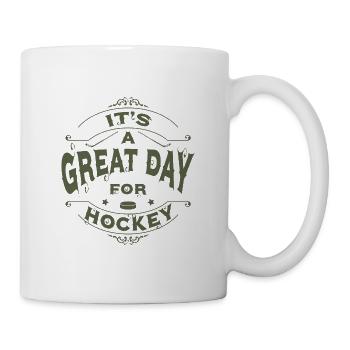 Eishockey - Tasse - Weiß - Rechts