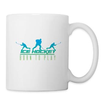 Eishockey - Tasse - Weiß - Rechts