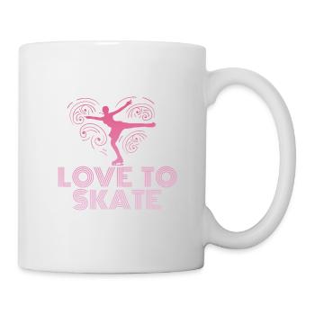 Eiskunstlauf - Tasse - Weiß - Rechts