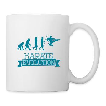 Karate Evolution - Tasse - Weiß - Rechts