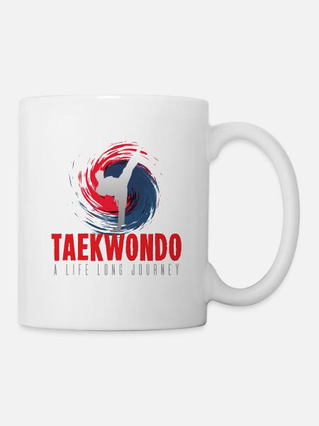 Taekwondo - Mug blanc - blanc
