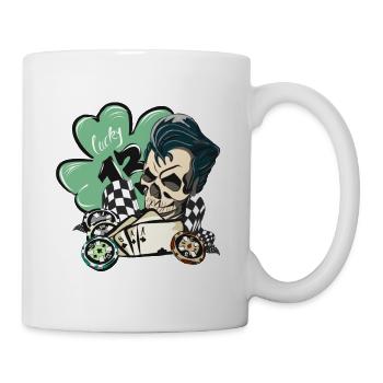 lucky13 Rockabilly Poker - Mug - white - Right